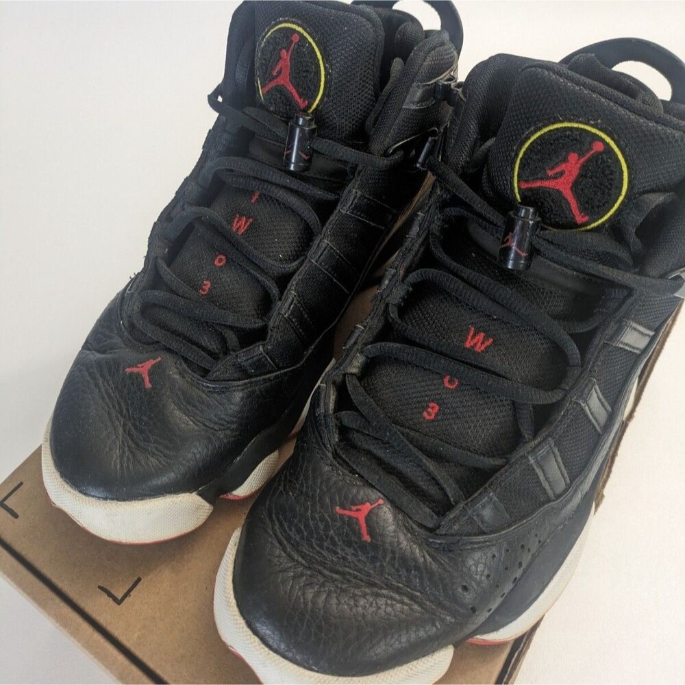 Nike Air Jordan 6 Rings, Black, 9 US